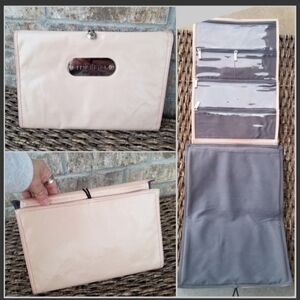 Trifold Travel Jewelry Case Organizer. Designer Travel Organizer For Electronics